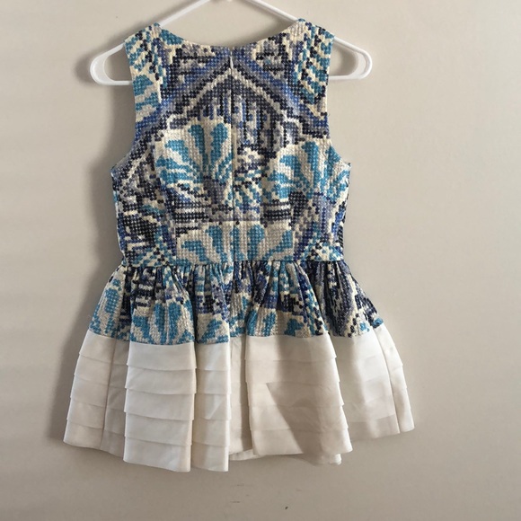 Anthropologie Embroidered Peplum Blouse, Size 2 - Picture 3 of 3